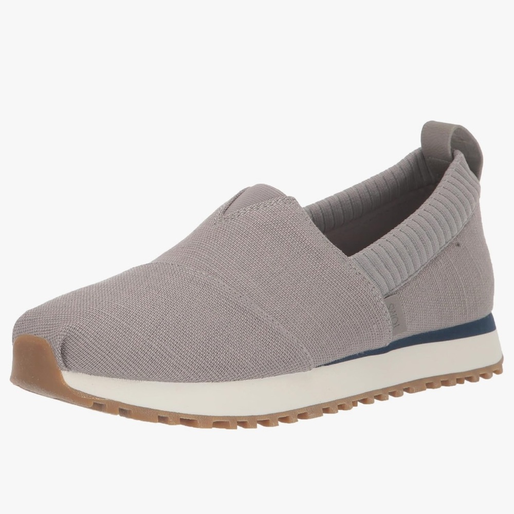 TOMS Alpargata Resident 2.0 Sneaker Drizzle Grey Heritage Canvas Men's 9.5 EUC